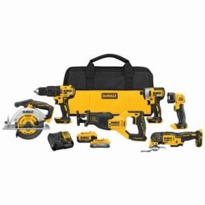 20V MAX Power Tool Combo Kit, 6-Tool Cordless Power Tool Set