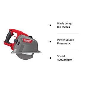 M18 FUEL 18-Volt 8 in. Lithium-Ion Brushless Cordless Metal Cutting Circular Saw (Tool-Only)