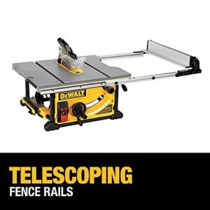 (DWE7491RS) 10-Inch Table Saw, 32-1/2-Inch Rip Capacity, Yellow/Black/Silver