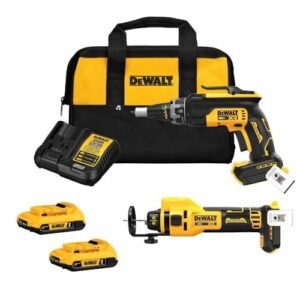 20V MAX XR Brushless Drywall Screw Gun and Cut-Out Tool Combo Kit