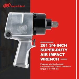 261 3/4" Air Impact Wrench, 1100 ft-lbs Max Torque, Super Duty, Pistol Grip