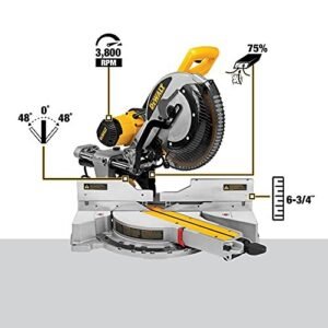 Sliding Compound Miter Saw, 12-Inch (DWS779)