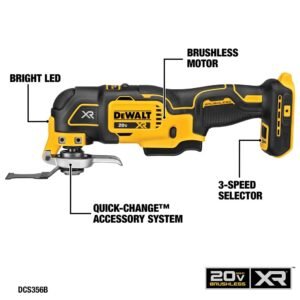 20V MAX Power Tool Combo Kit, 6-Tool Cordless Power Tool Set