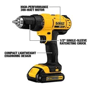 20V MAX Power Tool Combo Kit, 4-Tool Cordless Power Tool Set