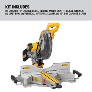 Double Bevel Sliding Miter Saw, 12-inch, Compound (DWS780R)