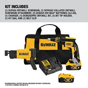 Screw Gun Kit with Collated Drywall Attachment (DCF620CM2)