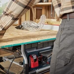 GTS15-10 10 Inch Portable Jobsite Table Saw with Gravity-Rise Wheeled Stand