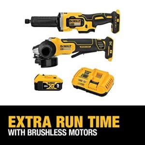 20V MAX Angle Grinder and Die Grinder, Cordless 2-Tool Set