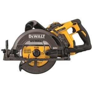 FLEXVOLT 60V MAX* Circular Saw Kit, 7-1/4-Inch, Worm Style, 9.0Ah Battery (DCS577X1)