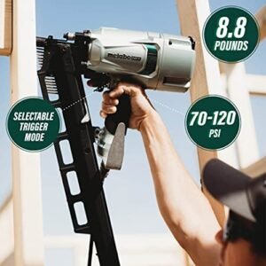 Framing Nailer | Pneumatic | 2 to 3-1/4-Inch Nails | Tool-less Depth Adjustment