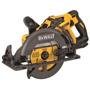 FLEXVOLT 60V MAX* Circular Saw Kit, 7-1/4-Inch, Worm Style, 9.0Ah Battery (DCS577X1)