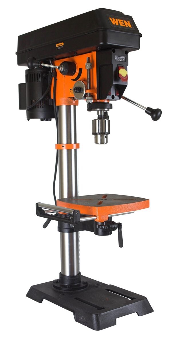 12-Inch Benchtop Drill Press, Variable Speed, Cast Iron with Laser and Work Light (4214T)