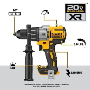 20V MAX Hammer Drill and Impact Driver, Cordless Power Tool Combo Kit