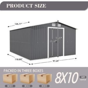 Sheds Outdoor 10FT x 8FT & Oversized Storage Clearance