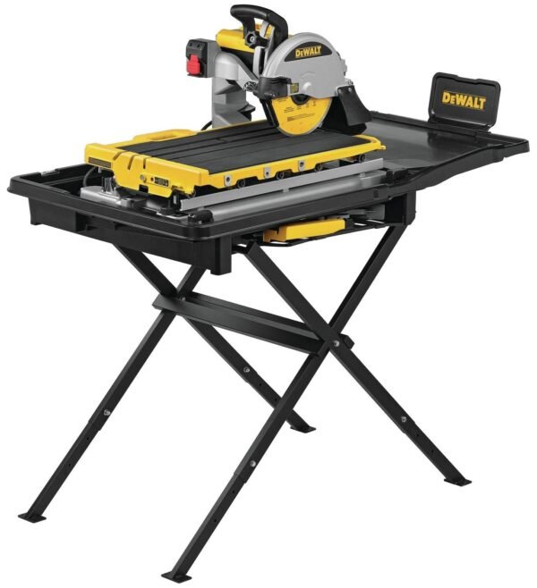 Wet Tile Saw with Stand, 10 Inch, 15-Amp, 1,220 MWO, Corded (D36000S)