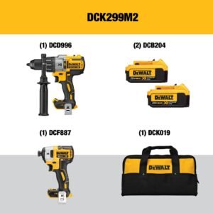 20V MAX Hammer Drill and Impact Driver, Cordless Power Tool Combo Kit