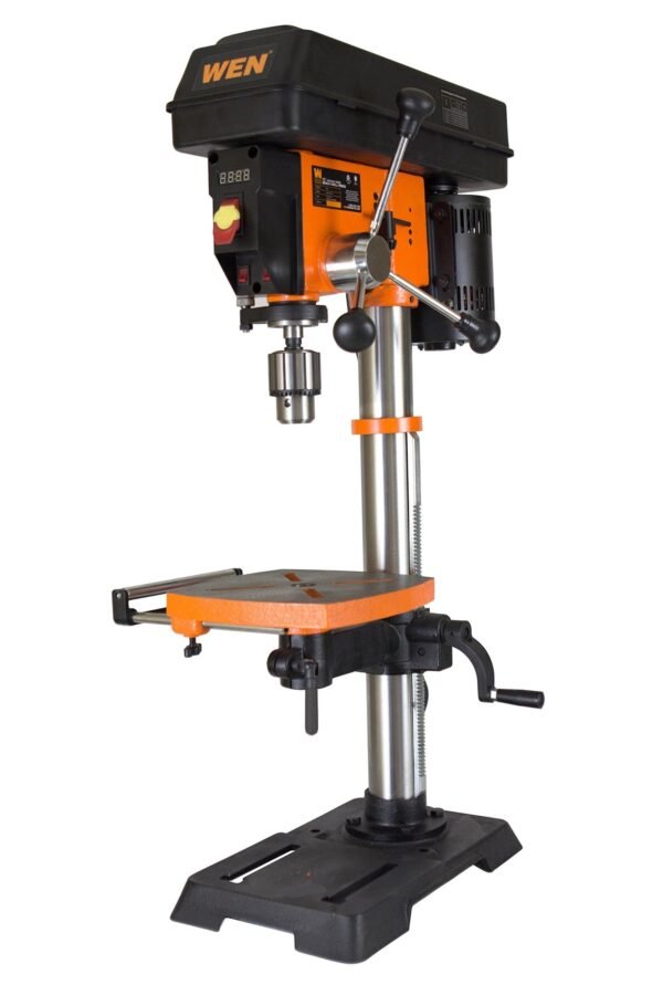 12-Inch Benchtop Drill Press, Variable Speed, Cast Iron with Laser and Work Light (4214T) - Image 5