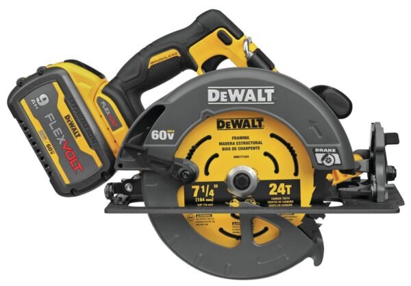 FLEXVOLT 60V MAX* Circular Saw with Brake Kit, 7-1/4-Inch (DCS578X1) - Image 5