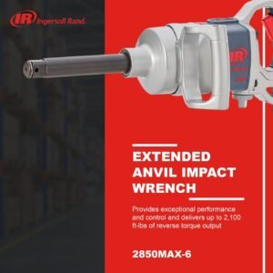 Ingersoll Rand 2850MAX-6 1-Inch 5,500 rpm Impact Wrench with 6-Inch Anvil Extension