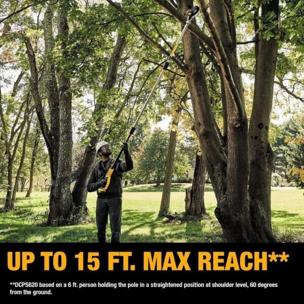 DCKO86M1 20V MAX* Cordless Pole Saw and Pole Hedge Trimmer Combo Kit - Image 7