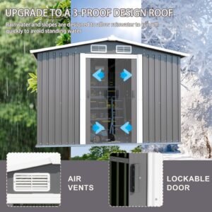 Sheds Outdoor 10FT x 8FT & Oversized Storage Clearance