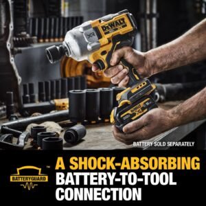 DEWALT 20V MAX Cordless Impact Wrench, 1/2" Hog Ring, High Torque, Brushless, Bare Tool Only (DCF961B)