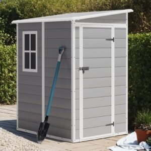 5' x 4' Resin Weather Resistant Outdoor Storage Shed with Floor