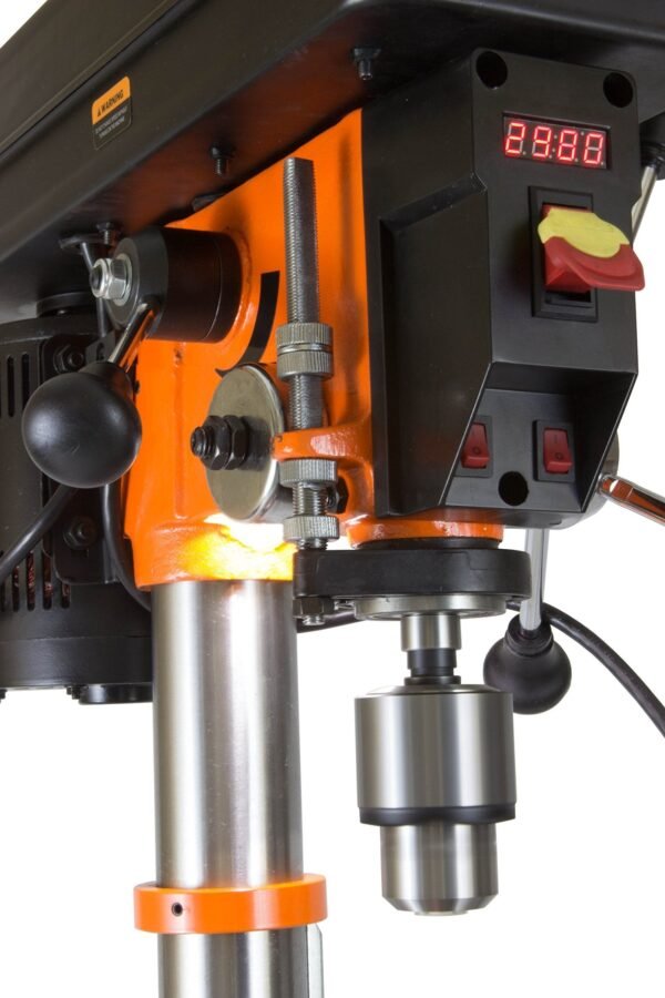 12-Inch Benchtop Drill Press, Variable Speed, Cast Iron with Laser and Work Light (4214T) - Image 3