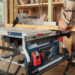 GTS15-10 10 Inch Portable Jobsite Table Saw with Gravity-Rise Wheeled Stand