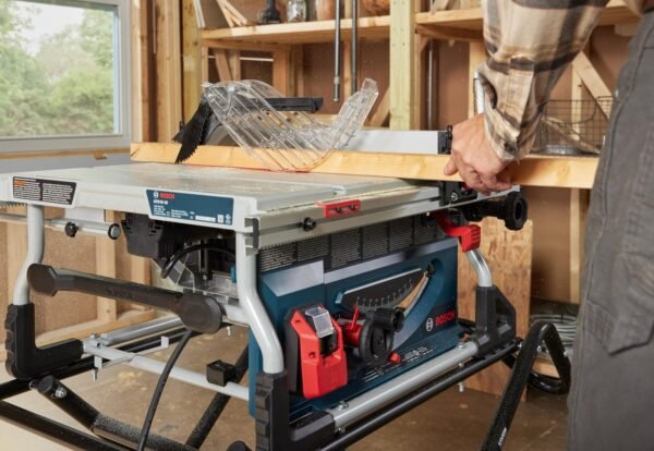 GTS15-10 10 Inch Portable Jobsite Table Saw with Gravity-Rise Wheeled Stand - Image 9