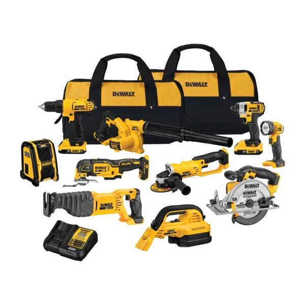 20V MAX Power Tool Combo Kit, 10-Tool Cordless Power Tool Set